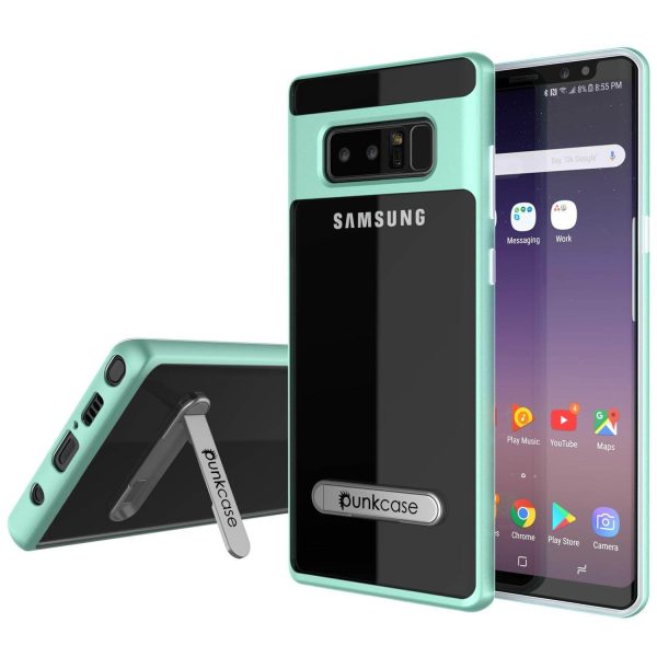 Galaxy Note 8 Lucid 3.0 Screen Protector W  Anti-Shock Case [Teal] on Sale
