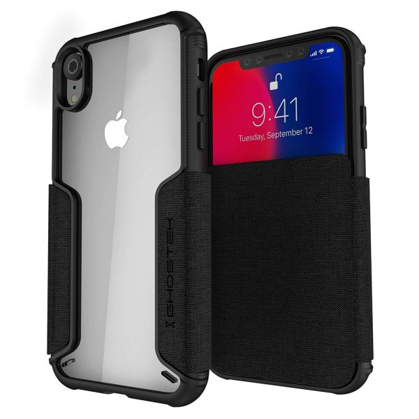iPhone Xr Case, Ghostek Exec 3 Series for iPhone Xr   iPhone Pro Protective Wallet Case [BLACK] Discount