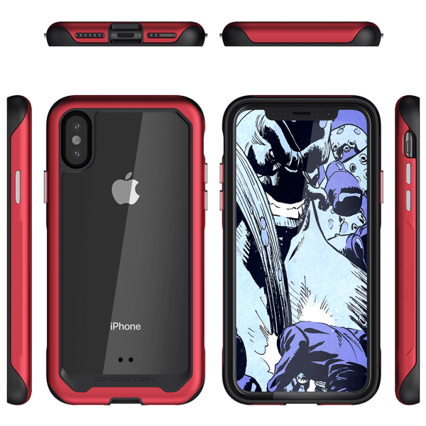 iPhone Xs Max Case, Ghostek Atomic Slim 2 Series  for iPhone Xs Max Rugged Heavy Duty Case|RED Cheap - Image 2