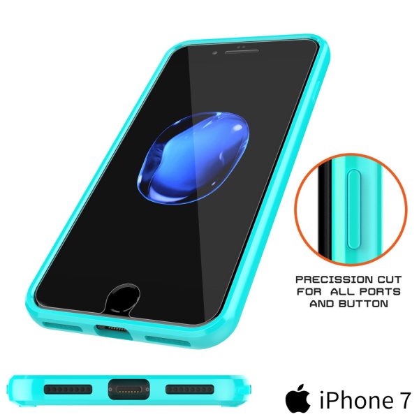 iPhone 8 Case Punkcase® LUCID 2.0 Teal Series w  PUNK SHIELD Screen Protector | Ultra Fit Discount - Image 3