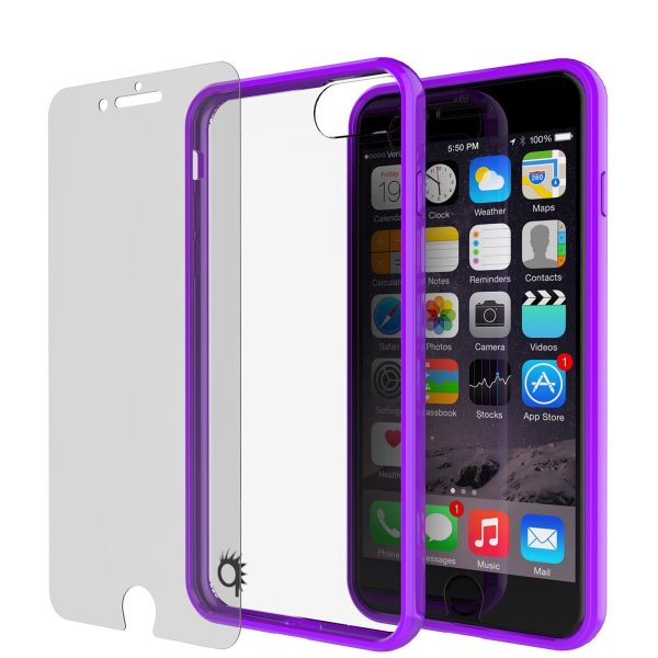 iPhone 8 Case Punkcase® LUCID 2.0 Purple Series w  PUNK SHIELD Screen Protector | Ultra Fit For Sale - Image 2