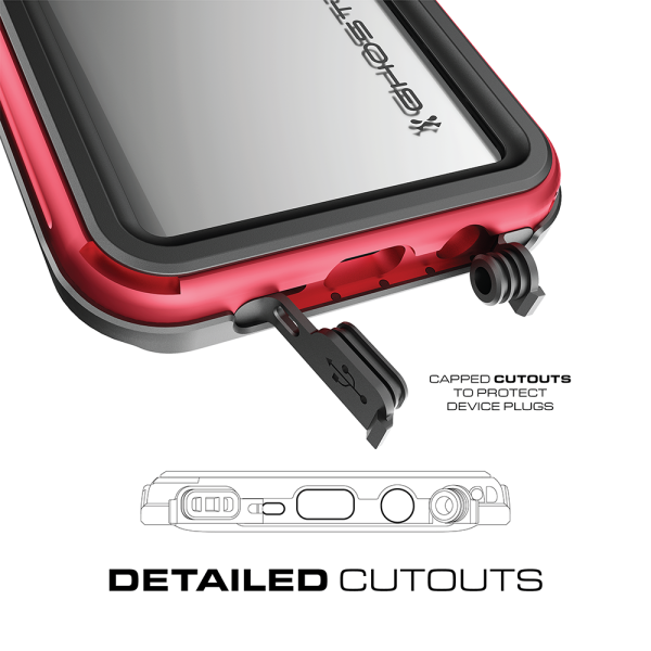 Galaxy S8 Waterproof Case, Ghostek Atomic 3 Teal Series | Underwater | Adventure Ready | Ultra Fit | Swimming For Discount - Image 5