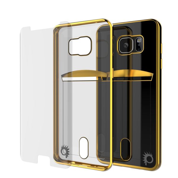 Galaxy S6 EDGE Case, PUNKCASE® LUCID Gold Series | Card Slot | SHIELD Screen Protector | Ultra fit Online now - Image 2
