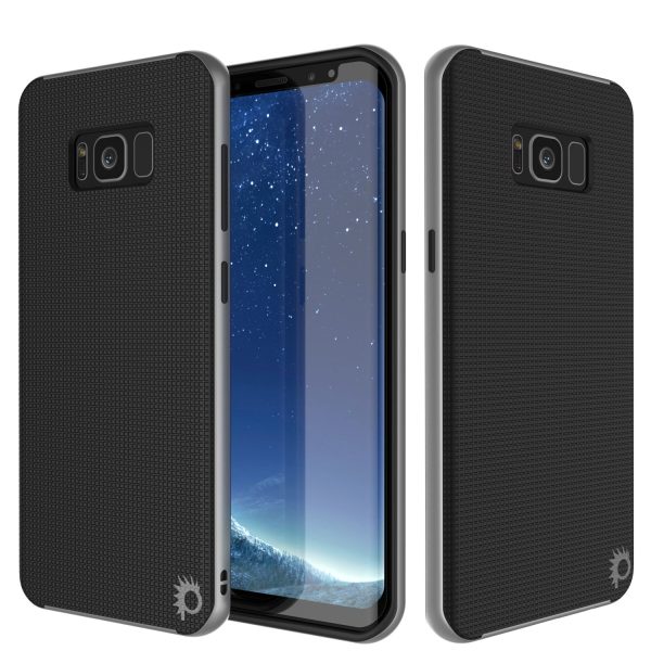 Galaxy S8 Case, PunkCase Stealth Silver Series Hybrid 3-Piece Shockproof Dual Layer Cover Online