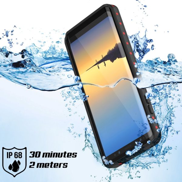 Note 8 Waterproof Case PunkCase StudStar Red Thin 6.6ft Underwater IP68 Shock Snow Proof Cheap - Image 2