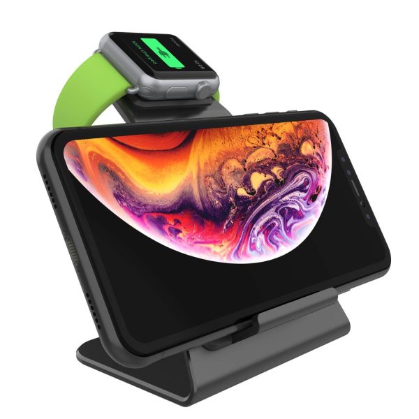 Punkcase Phone and Watch Charging Station [Black] Discount