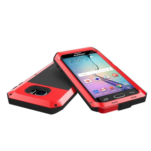 Galaxy S6 EDGE  Case, PUNKcase Metallic Red Shockproof  Slim Metal Online - Image 5