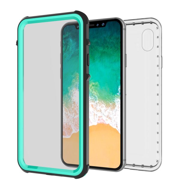 iPhone X Case, PUNKCase [CRYSTAL SERIES] Protective IP68 Certified, Ultra Slim Fit [TEAL] Online Sale - Image 2