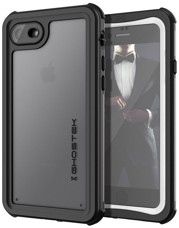 iPhone  7  Waterproof Case, Ghostek Nautical Series for iPhone  7  | Slim Underwater Protection | Adventure Duty | Ultra Fit | Swimming (White) For Cheap